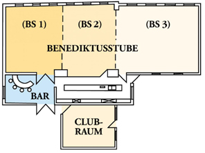 Grundriss Tagungsräume