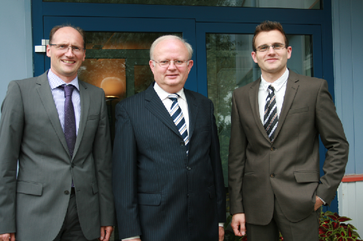 Jens Genge, Hartmut Schmidtmeier und Karsten Schmidtmeier (v.l.)